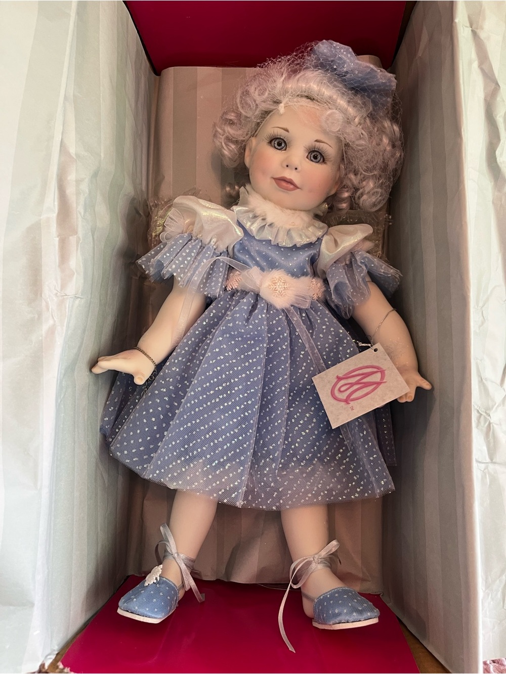 Marie Osmond "Breena" Porcelain Fairy Doll #0735/2000 Limited Edition, Box & COA
